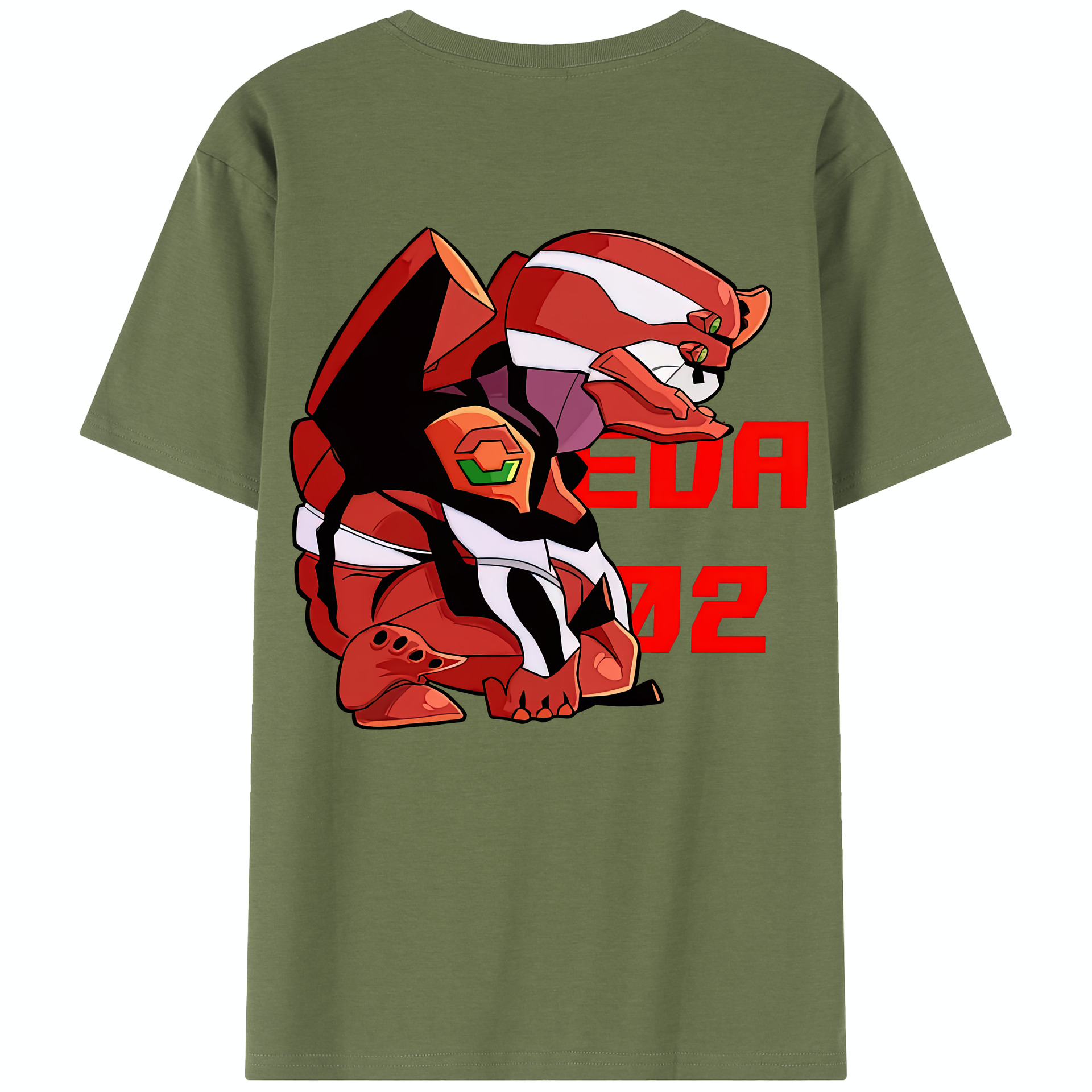 （画像用） EVA 新世紀エヴァンゲリオン 綿100％半袖Tシャツ（背面プリント）